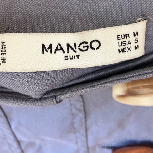 MANGO Pleated Wrap Midi Skirt – Periwinkle Blue  Feminine Classic Style size sm - Picture 5 of 9